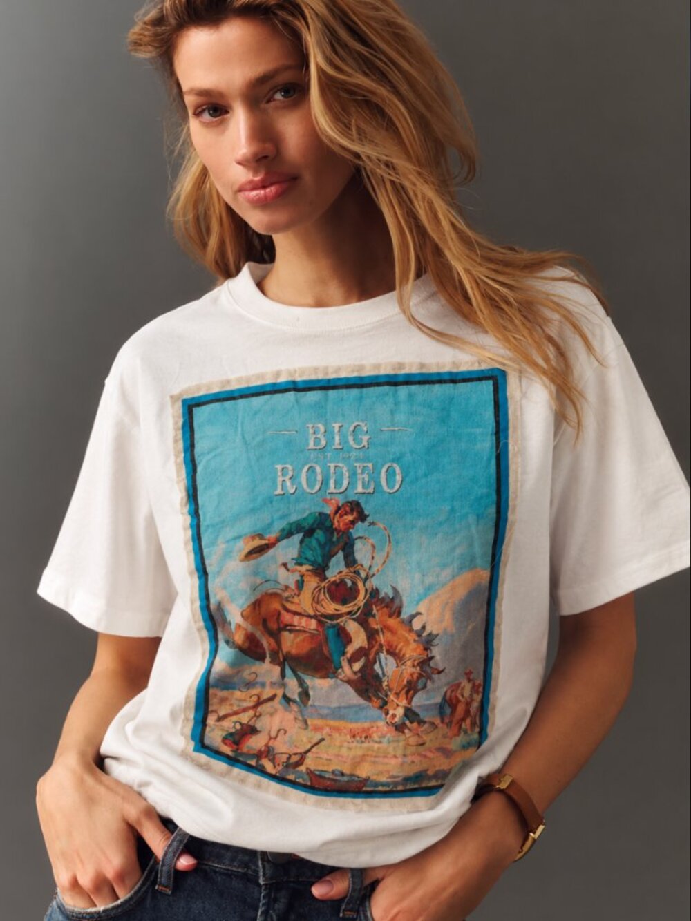 I LOVE LINEN COWBOY TEE
